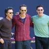 Drei Freunde: Shawn Levy (l-r), Ryan Reynolds und Hugh Jackman