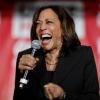 Herzhaftes Lachen ist eine Markenzeichen von Kamala Harris.