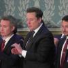 Auch Tech-Milliardär Elon Musk kam nach Washington, um Netanjahus Rede zu hören.