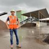 Raphael Müller am neuen Kreislaufstandort der Geiger Gruppe in Memmingen.