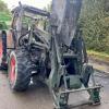 Völlig ausgebrannt ist der Traktor in Harburg.