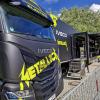 Iveco nutzte die Laster bei den Metallica-Konzerten in München auch zum Merch-Verkauf. 