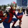 Die Superhelden sind unterwegs - "Iron Spider" und "Iron Man mit Venom" besuchen die Comic-Con International in San Diego.