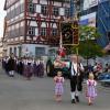 Der Kirchweihauftakt am Freitagabend wurde mit dem Einmarsch der Stadtkapelle Oettingen auf den Marktplatz gestartet. 