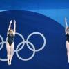 Lena Hentschel und Jette Müller verpassen im Olympia-Synchronspringen eine Medaille.
