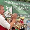 Neben dem Sport spielte die Musik beim Jubiläumsfest des SV Grün-Weiß Baiershofen eine wichtige Rolle. Am Sonntagvormittag unterhielt der Musikverein Violau die Gäste bei Frühschoppen und Mittagstisch.