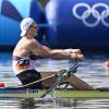 Im Viertelfinale der olymischen Ruderregatta hatte Oliver Zeidler leichtes Spiel.