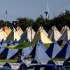 "Glamping" beim Wacken Open Air.