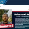 Grafik der israelischen Armee mit Bild von Mohammed Deif