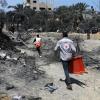 Rettungskräfte im Einsatz nach einem israelischen Luftangriff (Archivbild)