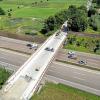 Die Autobahnbrücke zwischen Hirblingen und Täfertingen war im Sommer eine Baustelle. Jetzt ist die Sanierung abgeschlossen.