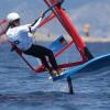 Windsurferin Theresa Steinlein schaffte es als Achte ins Olympia-Finale.