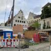 Das Babenhauser Rathaus wird aktuell erweitert, danach das Bestandsgebäude umgebaut.