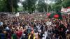 Protestierende fordern Gerechtigkeit. Protestierende fordern Gerechtigkeit.