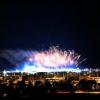 Adele lässt es zehnmal krachen: Feuerwerk zum Abschied eines ihrer Konzerte in München.