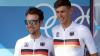 Die deutschen Starter Maximilian Schachmann (l) und Nils Politt Die deutschen Starter Maximilian Schachmann (l) und Nils Politt