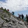 In ständigem Auf und Ab führte die Wanderung der DAV-Senioren immer auf dem schönen Grat.