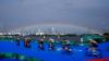 Die Regenbogenfarben sind bei Olympia nicht nur am Himmel zu sehen. Die Regenbogenfarben sind bei Olympia nicht nur am Himmel zu sehen.
