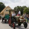 Mit diesem schönen Wagen war der Heimatverein Mündling beim Festumzug mit dabei.