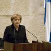 Angela Merkel (CDU) sprach 2008 als erste ausländische Regierungschefin im israelischen Parlament. (Archivbild)