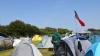 Bis Anfang September wollen die Mitlgieder des Punk-Protestcamps auf Sylt bleiben.