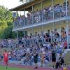 BFV Verbandspokal Runde 1; TSV Ziemetshausen (schwarz) - FC Memmingen (rot); viele Zuschauer   -   -  - 