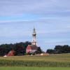 Der Hechenwanger Kirchturm hat erst 1974 wieder eine Doppelzwiebel wie sie 1719 errichtet worden war.