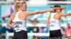 Fünfkämpferin Annika Zillekens mit der Laserpistole beim Laser Run. Fünfkämpferin Annika Zillekens mit der Laserpistole beim Laser Run.