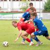 Nach dem 1:2 gegen den FC Deisenhofen bleiben die Rainer (in Rot, mit Siegfried Kübler) weiterhin punktlos in der Bayernliga Süd. 