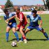 Später Siegtreffer: Burgheims Goalgetter Marco Rechenauer (Mitte) sorgte für einen gelungenen Saisonauftakt seines Teams im Heimspiel gegen die SF Friedberg.