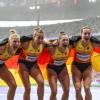 Auch die Starterinnen der Bronze-Staffel über 4x100 Meter werden in Berlin dabei sein.