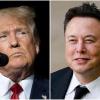 Donald Trump (l) hat sich wieder auf der Plattform X von Tech-Milliardär Elon Musk geäußert. (Archivfoto)