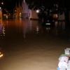 In der Nacht kam es durch Unwetter im Landkreis Karlsruhe zu Überflutungen.