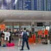 Die Protestaktion fand im Bereich des Terminal 2 statt.