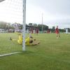 Kauferings Keeper Michael Wölfl hatte im Spiel gegen Dachau beim Elfmeter keine Chance.  