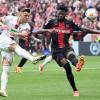 Da spielte Ermedin Demirovic (l) noch für den FC Augsburg. Nun will er mit dem VfB Stuttgart gegen Meister Bayer Leverkusen den Supercup gewinnen.