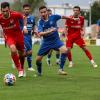 Der TSV Hollenbach im Vorwärtsgang. Mit 2:0 siegte der TSV im Derby beim VfL Ecknach.