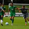 Felix Hafner (am Ball) war im abgebrochenen Spiel gegen den TSV Jetzendorf kaum zu halten. Frederic Rist (19) und Wlad Beiz (rechts) versuchten es vergeblich. Letztlich war Hafners schöner Treffer aber wertlos.