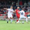 Das Heimspiel gegen Türkspor Augsburg hatte Landsberg (weiße Trikots) noch klar verloren - damals noch unter Interimstrainer Muriz Salemovic. 