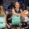 Leonie Fiebich steht mit New York Liberty in den Playoffs der WNBA.