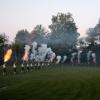 Zum Jubiläum 30 Jahre Böllerschützen Adelzhausen feierte die Gau-Altomünsterer Böllergruppe, bestehend aus Adelzhausen, Gumpersdorf und Sittenbach, einen Salut ab.