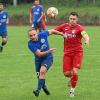 Teeo Pejazic (rechts) und der TSV Neusäß setzten sich gegen Labrik Makshanas Erlinger durch.