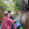 Der Regenwald auf der Insel Iquitos faszinierte die Vöhringerin Cosima Rettig, die ein Jahr in Peru lebte. Alles Neue interessiert sie, so auch das Piranhafischen. Diese Fischart kommt in den Süßgewässern der südamerikanischen Tropen vor. 