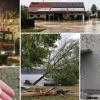 Vor genau einem Jahr traf ein Unwetter den Landkreissüden. Neben Teilen Friedbergs wie Bachern (oben rechts) wurde vor allem Kissing schwer getroffen. 