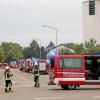 Viele Feuerwehrleute waren am Montag im Einsatz.