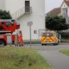 In der Kerschensteiner Straße gab es am Montagabend in Nördlingen ein großes Feuerwehraufgebot.