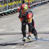 Geschafft: Der Tussenhauser Inline-Skater Patrick Stimpfle bleibt die Nummer 1 und holt sich in Spanien den Welt-Mastertitel. 