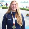 Deutsche Meisterin im K1 über 5000 Meter: Rebecca Hirsch vom DRC Neuburg.