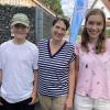 Zu Gast aus Kanada: Katharina Frechette und ihre Kinder Thomas und Marie.