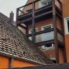 Der eingestürzte Balkon befindet sich an einem Altstadthaus in Harburg im ersten Stock. 